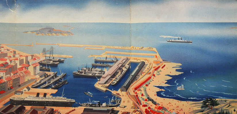 [Панорама берега / Худ. А. Экстер, текст Мари Колмон]. Panorama de la Cote. На фр. яз. [Париж]: Эрнест Фламмарион, 1938.